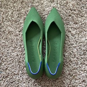 Brand new green Rothys